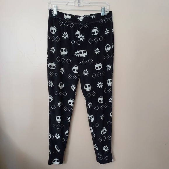 Disney Nightmare‎ Before Christmas Leggings Sleep Pants Black Small - Picture 3 of 8